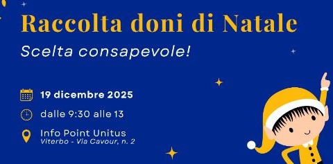 L’Università degli Studi della Tuscia promuove una raccolta di giocattoli per i bambini del Santa Rosa