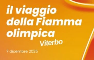 La fiaccola delle Olimpiadi invernali 2026 attraversa Viterbo
