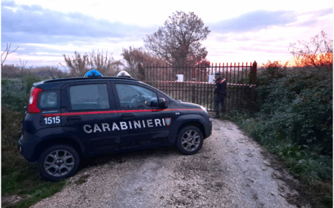 Scoperta e sequestro di una discarica abusiva di 3.000 metri quadrati