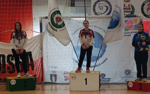 Cloe Canfora campionessa regionale ad Orte: trionfo degli Arcieri delle Due Torri